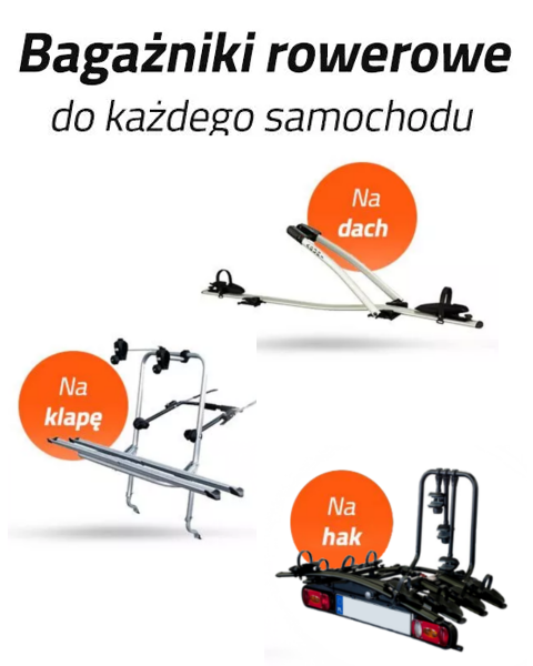 Bagażniki rowerowe do samochodu