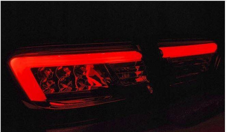 Lampy diodowe Renault Clio IV 13- red smoke led