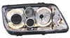 Reflektory przednie VW Bora CHROM RINGI
