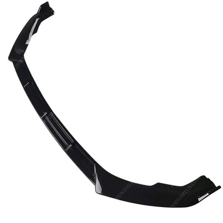 Spojler/ splitter przedniego zderzka SKODA OCTAVIA MK4 czarny połysk