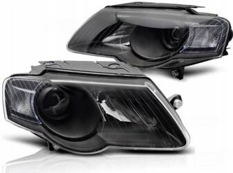 Lampy reflektory black do VW PASSAT B6 3C 05-10