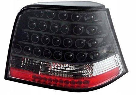 Lampy diodowe tylne VW Golf IV BLACK