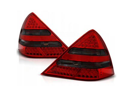Lampy Diodowe Mercedes R170 Slk 96-04 Red Smoke