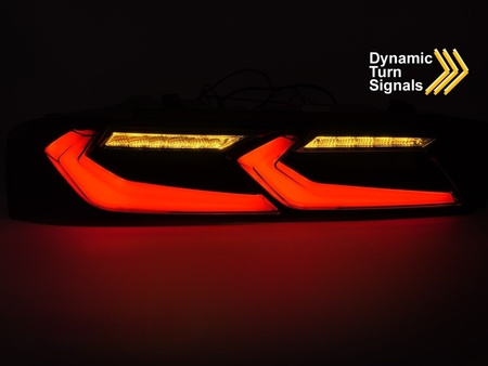 Lampy diodowe smoke black LED do Chevrolet Camaro