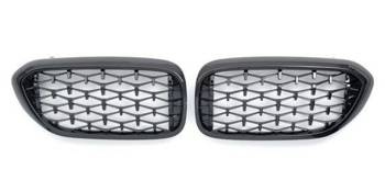 GRILL (NERKI) BMW G30 G31 DIAMENT GLOSSY BLACK