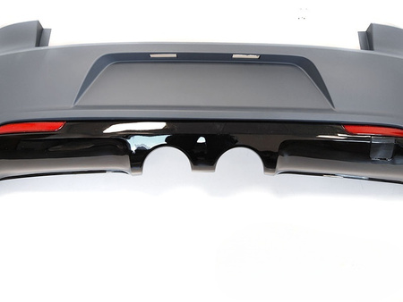 Tylny zderzak VW GOLF 6 VI sportowy z podwójnym wydechem