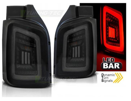 Lampy tylne diodowe VW T5 Transporter black 03-15