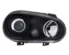 Reflektory lampy przednie VW Golf IV R32 LOOK BLACK