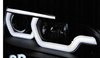 Lampy Reflektory BMW X5 E70 07-13 DRL BLACK 3D