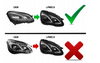 LAMPY MERCEDES W212 13-16 BLACK DRL FULL LED LIFT