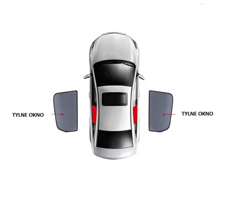 Zasłonki osłony szyb VW PASSAT B8 14-22