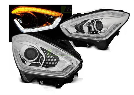 Lampy Suzuki Swift 6 VI 17- tube chrome led dts