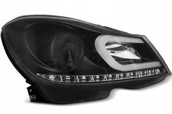 Lampy przednie Mercedes C W204 11-14 BLACK TUBE LI