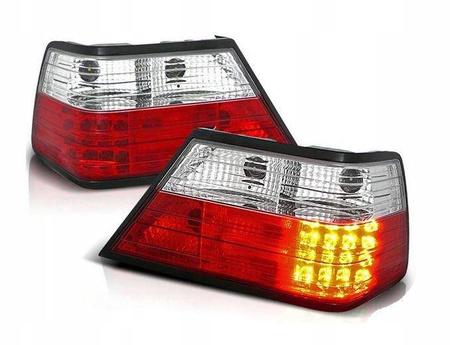 Lampy diodowe Mercedes W124 85-95 red white led