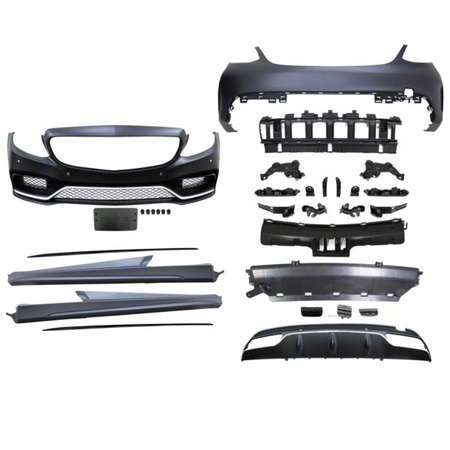 BODY KIT MERCEDES W205 LOOK AMG C63