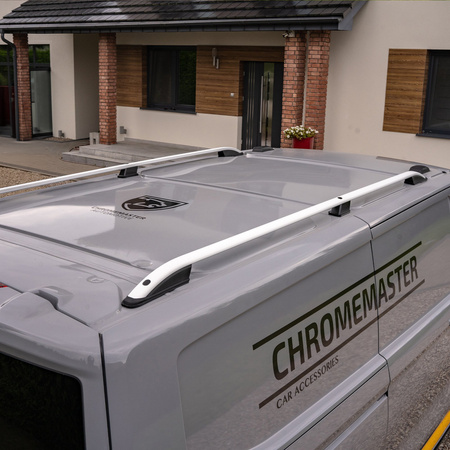 Relingi dachowe Nissan Primastar I X83 L2 | LWB 2002-2015 Srebrny LONG