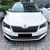 Spojler/ splitter przedniego zderzaka SKODA SUPERB MK3 czarny połysk