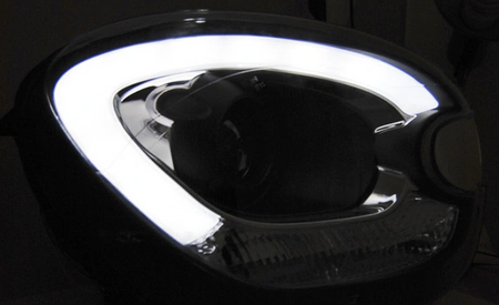 Lampy Mini Cooper R60 Countryman 10-14 Black Xenon