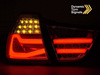 Lampy diodowe red white LED do BMW E90 09-11 LCI