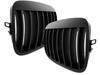 GRILL (NERKI) BMW X5 07-13,X6 06-13, E71 08- BL. P