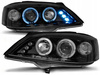 Reflektory lampy przednie Opel Astra G RINGI BLACK