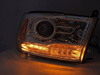 Lampy przednie Dodge Ram 09-18 CHROME