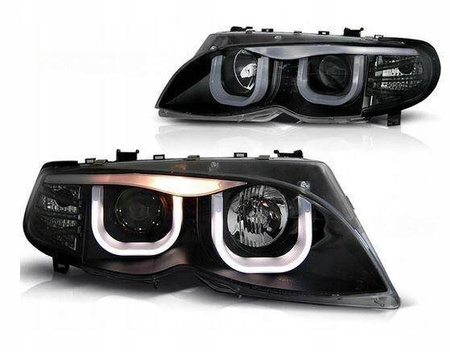 Reflektory przednie BMW E46 RINGI 3D Sedan/Touring