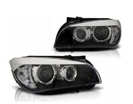 Lampy przednie reflektory bmw x1 e84 ringi led bla