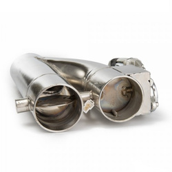 Przepustnica do wydechu Y-pipe / dwa motylki 3"