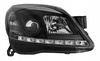 Reflektory przednie Opel Astra H BLACK DAYLIGHT