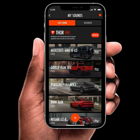 Aktywny wydech THOR THUNDER – realistyczny dźwięk silnika V6/V8 | Sound Booster z aplikacją