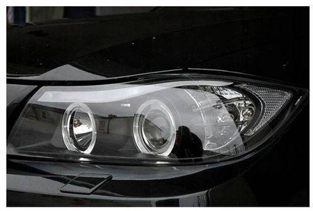 Reflektory lampy przednie BMW E90/E91 BLACK RINGI