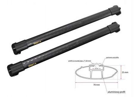 Bagażnik dachowy relingi Mercedes ML W164 2005-11