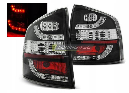 Lampy diodowe Skoda Octavia ii kombi 04- black led
