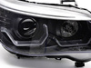 Reflektory ANGEL EYES LED 3D BLACK do BMW E60 E61 03-07