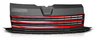 Grill atrapa Vw T6 2015- black red