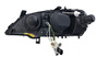 Lampy przednie reflektory Opel Astra G II depo black