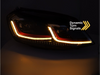 LAMPY PRZEDNIE REFLEKTORY HEADLIGHTS FULL LED RED SEQ DRL VW GOLF VII 