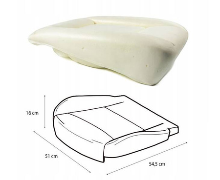 Pianka gąbka siedziska fotela VW VOLKSWAGEN T6 2015-2019