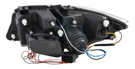 Reflektory lampy przednie BMW E90/E91 BLACK RINGI