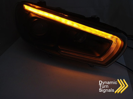 Lampy przednie do VW Scirocco 08-04.14 black led