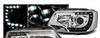 Lampy lefrektory VW T5 10-15 chrole LED DRL