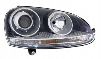 Reflektory przednie VW Golf 5 V GTI look BLACK