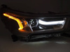 Lampy reflektory full LED black do Toyota Hilux