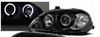 Reflektory przednie Honda Civic VI BLACK RING