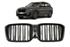 Grill Atrapa BMW X3 G01, X4 G02, LCI, 2022 -, czarny połysk