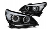 Lampy przednie xenon black ringi do BMW e60 e61