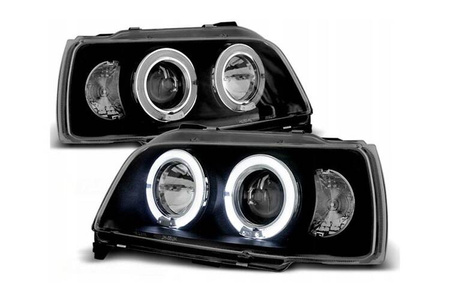 Lampy reflektory Renault Clio 1 90-95 ringi black