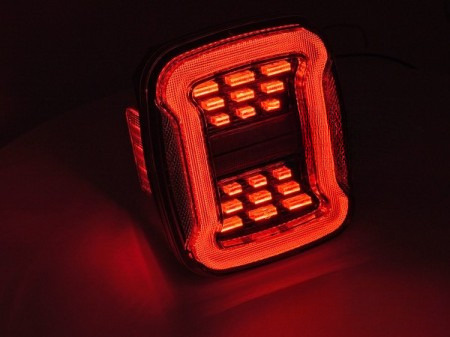 Lampy tylne diodowe Jeep Wrangler YJ/TJ (1991–2006) black