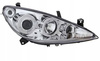 Reflektory przednie Peugeot 307 CHROM RINGI